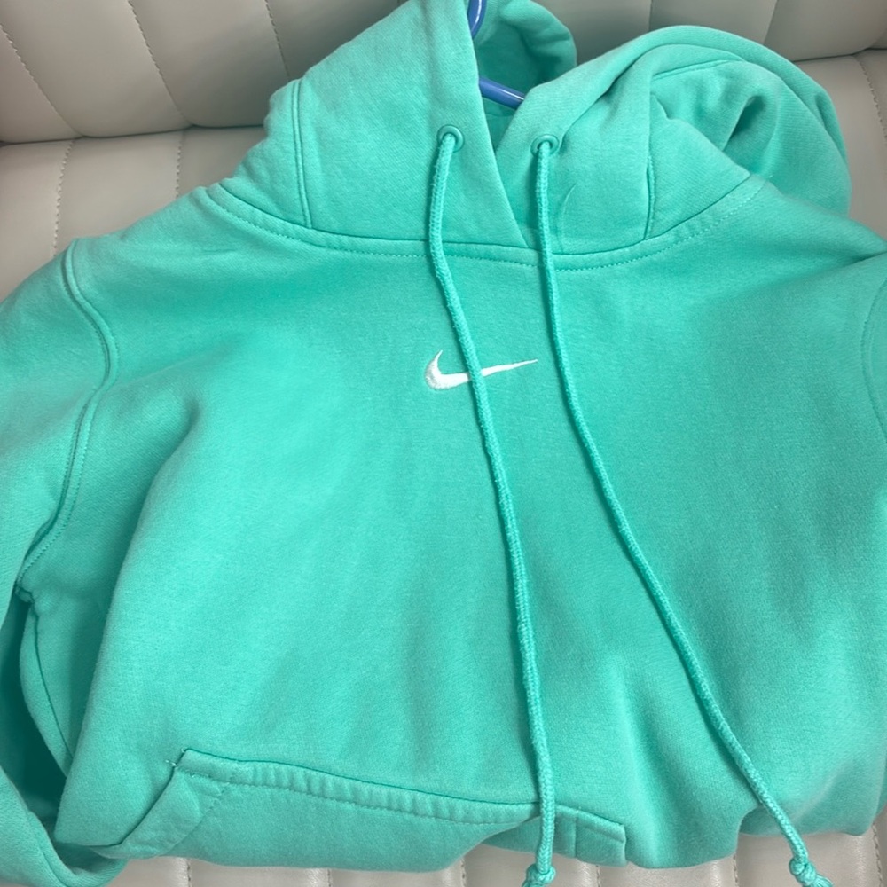 Teal Nike hoodie